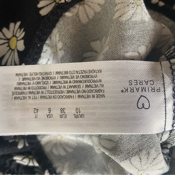 4 for $20 🖤 PRIMARK Boho button up daisy print top - Picture 3 of 5